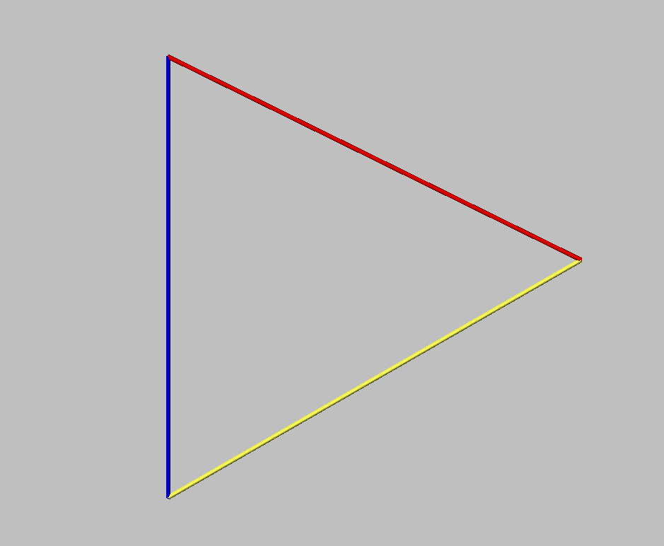 Koch curve / coloured