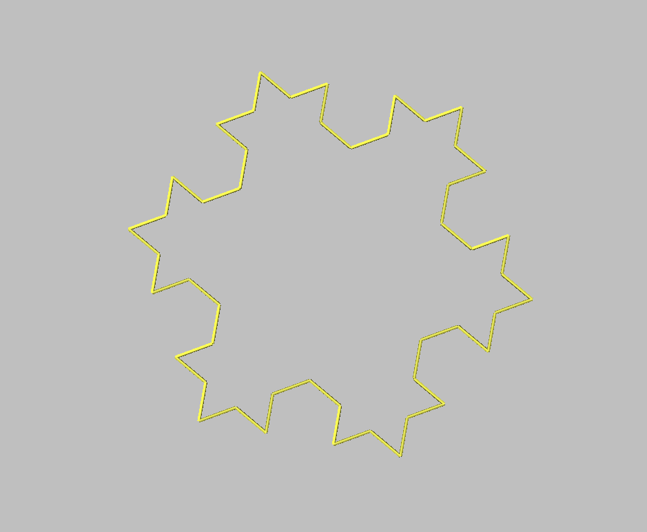 Kochkurve/Dreieck