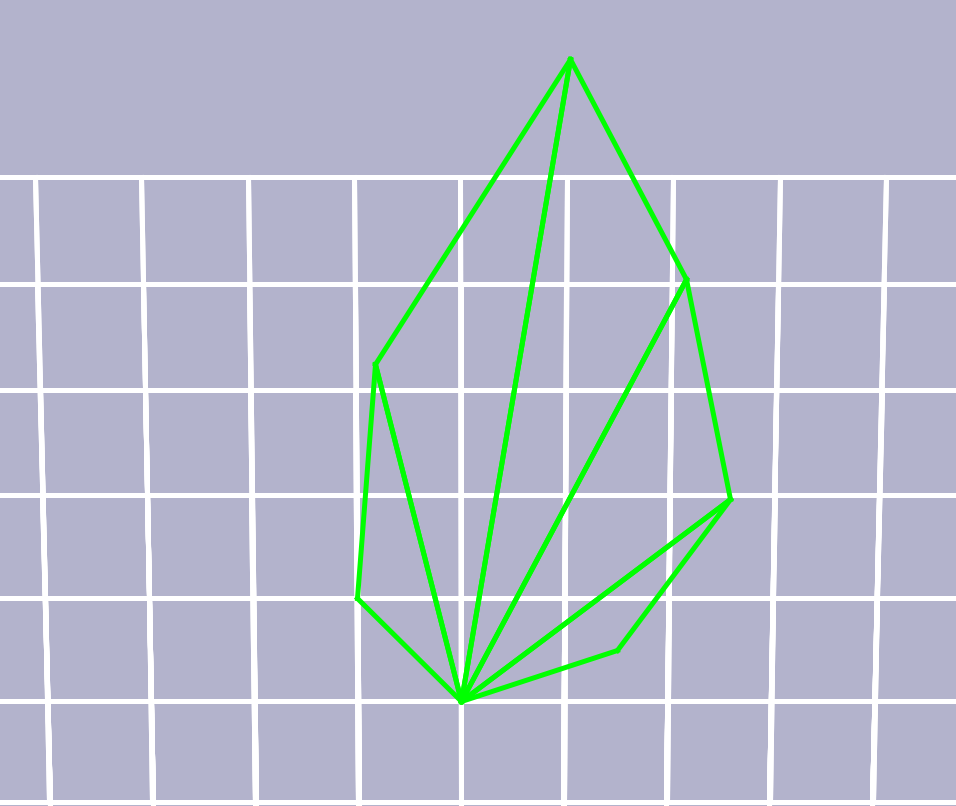 Leaf model by PolygonMesh
